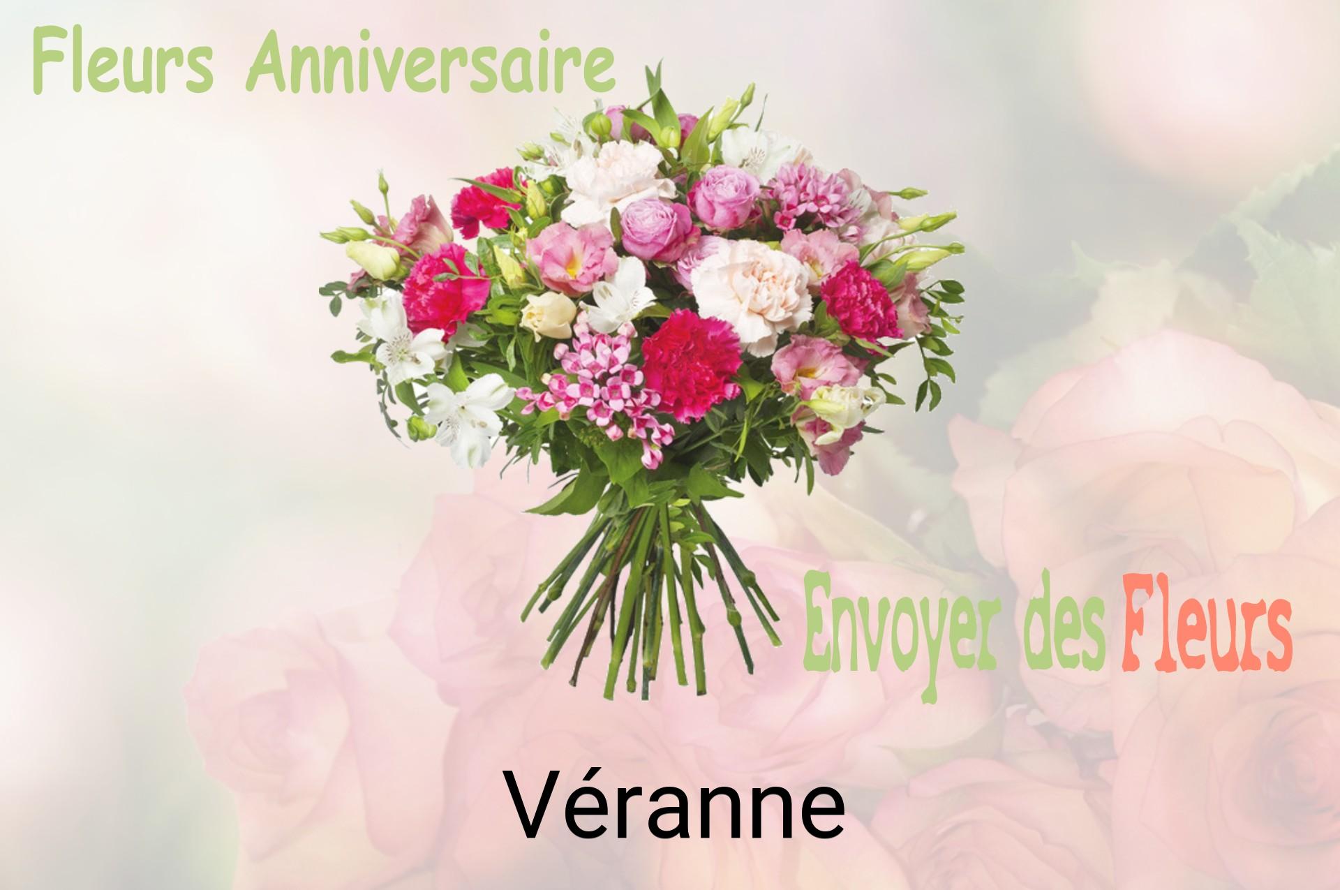 Bouquet de fleurs d’anniversaire livré à Véranne